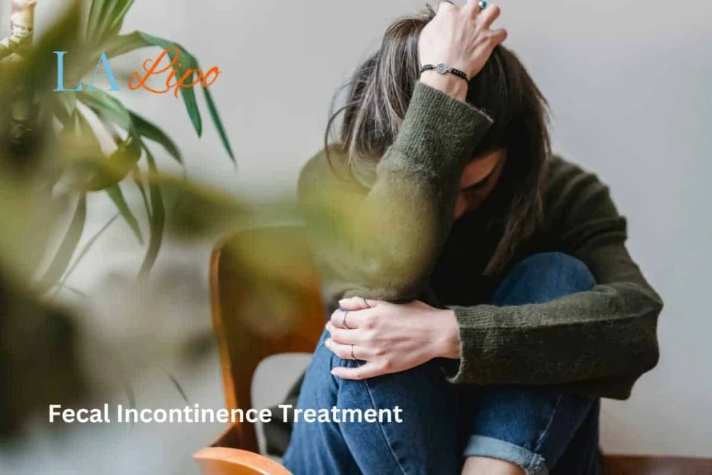 woman worried about fecal incontinence diet Mitcham