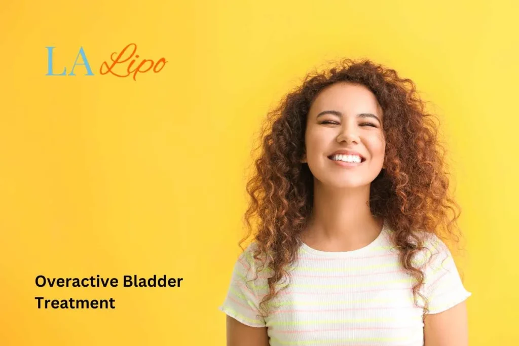 woman smiling about overactive bladder treatment Mitcham solutions